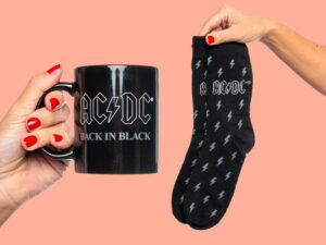 AC/DC Mugg & Strumpor Presentset