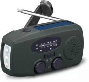 Andersson EYF-C2000 FM/AM-vevradio / Ficklampa / Solcell