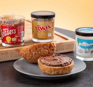 Bredbar choklad Bounty Twix