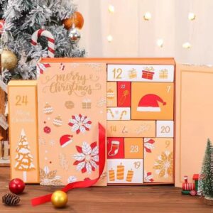 Gör din egen Adventskalender - DIY - Återanvändbar - Gul