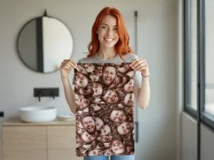 Handduk med Eget Foto - Multiface