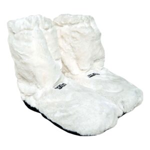 Hot Feet Värmetofflor Deluxe - Vit