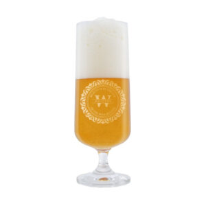 Ölglas med gravyr - Circle