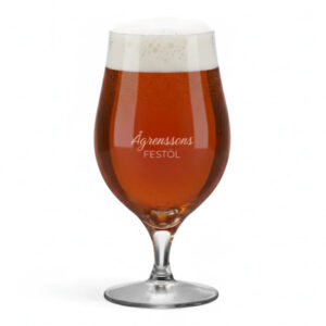 Orrefors More ölglas med namn | 2-pack