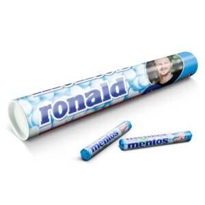 Personlig Mentos XXL rulle - Mint