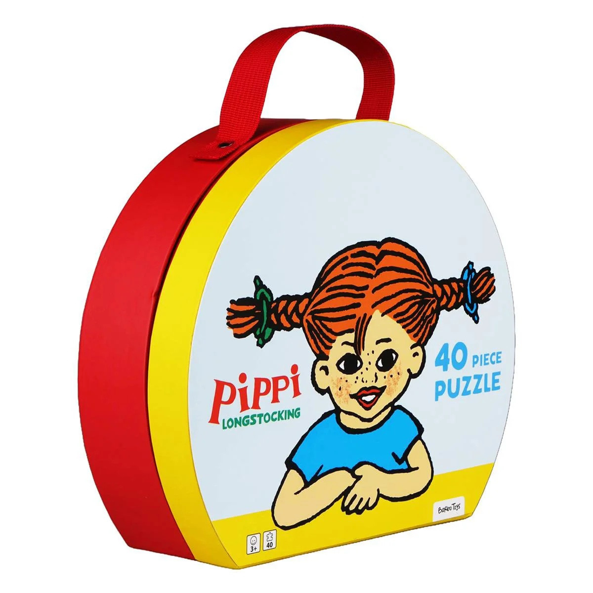 Pippi Resväska med Pussel 40 bitar - Pippi - Leksaksaffären