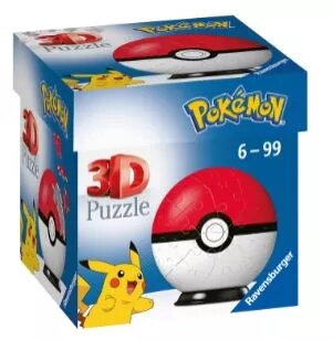 Pokémon 3D Pussel - Pokéball (54-bitar)
