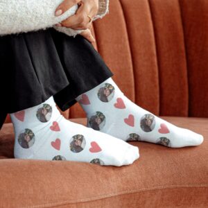 Strumpor med Tryck - Stl 35-38