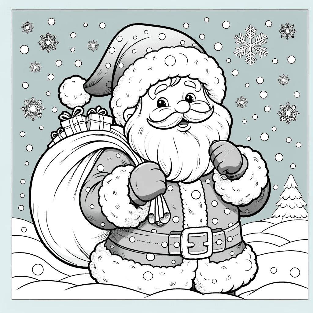F rgl ggningsbilder Jul Med Jultomte Julgran skriv Ut F rgl ggningsbilder Jul Med Jultomte Julgran skriv Ut